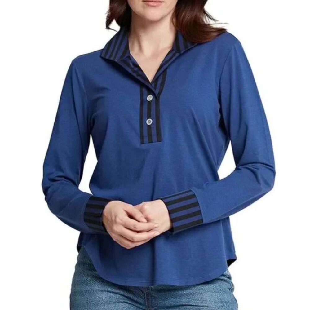 Hinson Wu Blue Leona Top